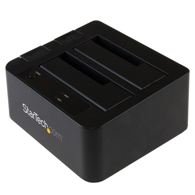 STARTECH.COM SDOCK2U313  USB 3.1 (10Gbps) Dual-Bay Dock for 2.5in/3.5in SATA SSD/HDDs with UASP - Dock two 2.5in & 3.5in SATA SSD/HDDs over high performance USB 3.1 Gen 2 (10 Gbps)