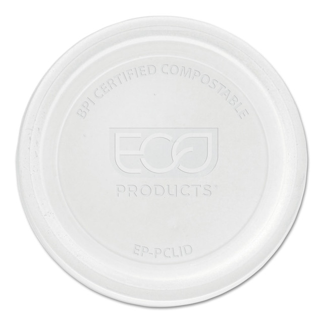 ECO-PRODUCTS, INC. Eco-Products EP-PCLID  Portion Cup Lids for 2-4-Oz Portion Cups, Clear, 100 Lids Per Pack, 20 Packs Per Case