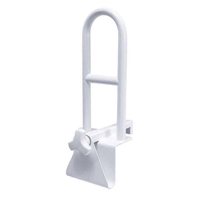MEDLINE INDUSTRIES, INC. MDS86321W Medline Locking Bathtub Grab Bars, White, Case Of 2 MEDLINE INDUSTRIES, INC. MDS86321W Medline Locking Bathtub Grab Bars, White, Case Of 2