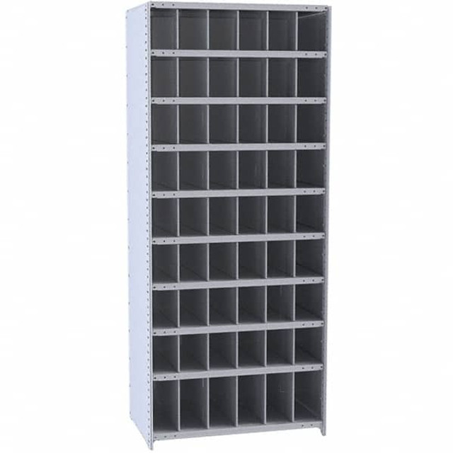 Hallowell 5528-18HG 54 Bin Closed Industrial Bin Shelving