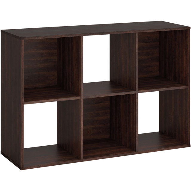 SAUDER WOODWORKING CO. Sauder 426490  Select 36inH 6-Cube Storage Bookcase, Cinnamon Cherry