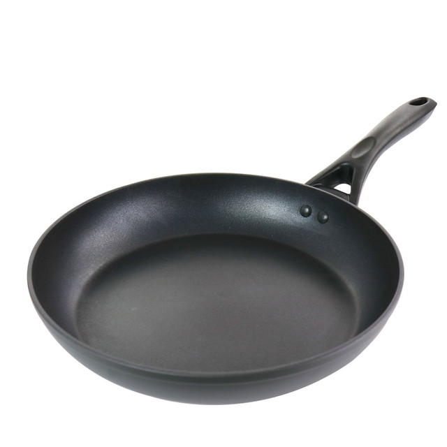 GIBSON OVERSEAS INC. 995116555M Oster Non-Stick Aluminum Frying Pan, 10in, Black