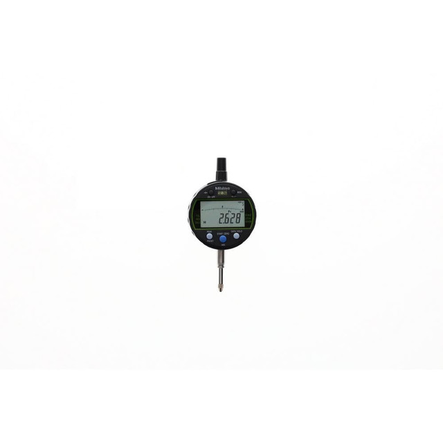 Mitutoyo 543-302B-10 Electronic Drop Indicator: 0.00 mm Min, 12.70 mm Max, 0.003 Accuracy, Flat Back, 59.40 mm Dial