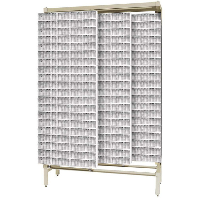Quantum Storage QS-309-80WT Pick Rack: Free Standing Slider with Tip out Bins, 3,000 lb Capacity, 16" OAD, 67" OAH, 48" OAW