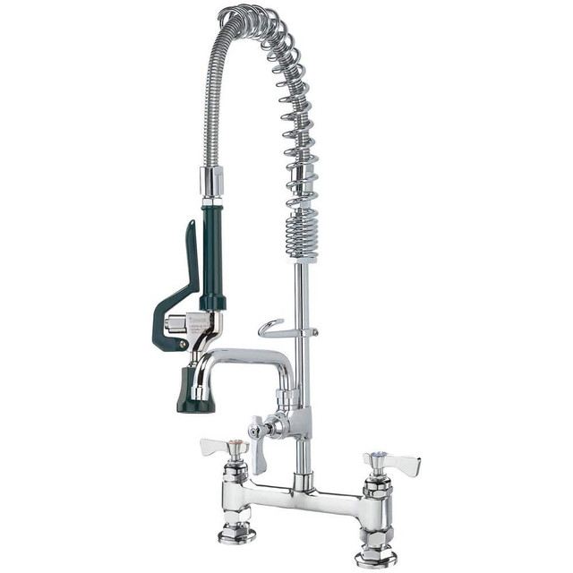 Krowne 18-606L Kitchen & Bar Faucets; Type: Deck Mount Pre-Rinse ; Style: Pre-Rinse ; Mount: Deck ; Design: Base Mounted ; Handle Type: Lever ; Spout Type: Swing Spout/Nozzle