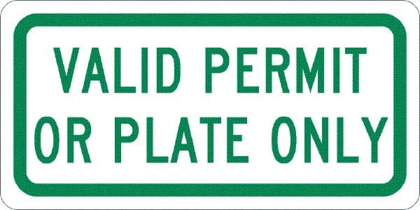 AccuformNMC Valid Permit Or Plate Only, TMAS14H