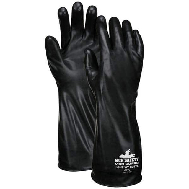 MCR Safety CP7XL Chemical Resistant Gloves; Thickness: 7.0 ; Supported or Unsupported: Unsupported ; Overall Length: 14 ; Seamless: Yes