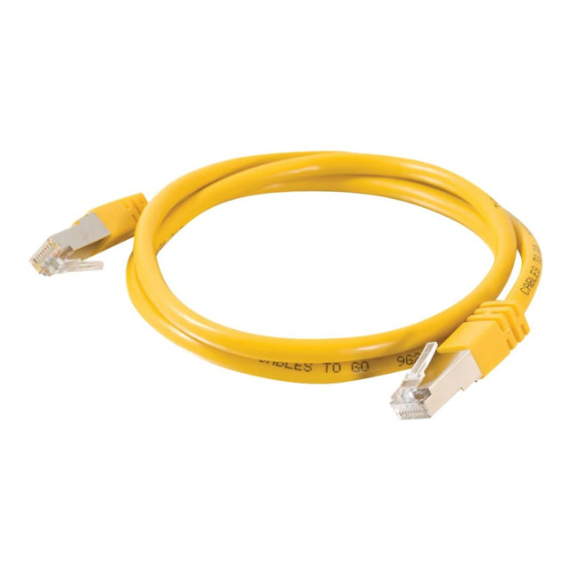LASTAR INC. 28715 C2G 150ft Cat5e Snagless Shielded (STP) Ethernet Network Patch Cable - Yellow - Patch cable - RJ-45 (M) to RJ-45 (M) - 150 ft - STP - CAT 5e - molded, stranded - yellow LASTAR INC. 28715 C2G 150ft Cat5e Snagless Shielded (STP) Ethernet Network Patch Cable - Yellow - Patch cable - RJ-45 (M) to RJ-45 (M) - 150 ft - STP - CAT 5e - molded, stranded - yellow