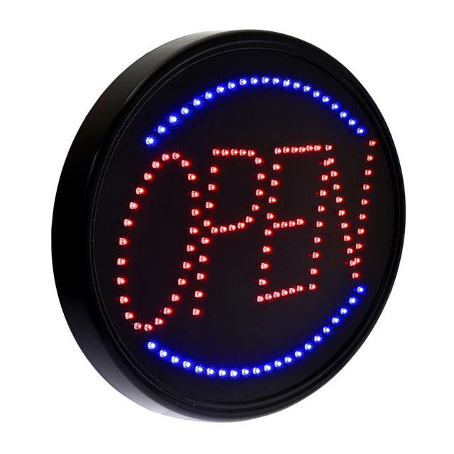 ADIR CORP. ALP497-02 Alpine LED Sign, 14in x 23in x 1in, Open, 12W ADIR CORP. ALP497-02 Alpine LED Sign, 14in x 23in x 1in, Open, 12W