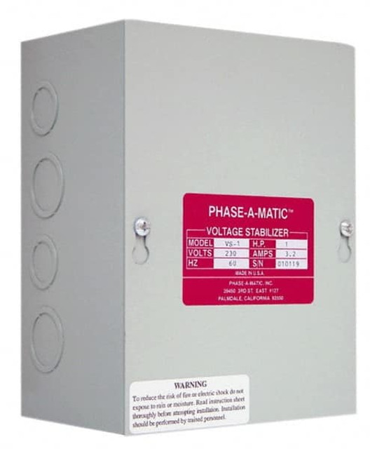 Made in USA VS-20 Voltage Stabilizers; Horsepower (HP): 20