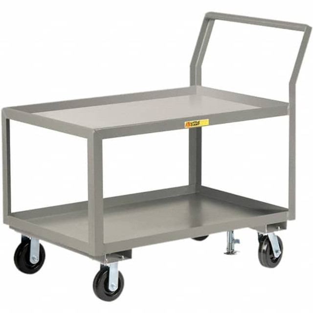 Little Giant. GLK-3060-8PH-FL Utility Cart: Steel, Gray