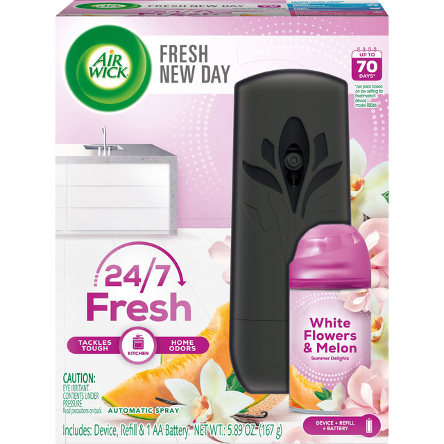 RECKITT BENCKISER 92944 Air Wick Freshmatic Life Scents Starter Kit, Summer Delights, 6.17 Oz