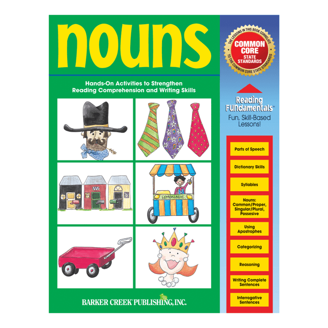 BARKER CREEK PUBLISHING, INC. LL1602 Barker Creek Grammar Activity Book, Nouns, Grades 1 To College BARKER CREEK PUBLISHING, INC. LL1602 Barker Creek Grammar Activity Book, Nouns, Grades 1 To College