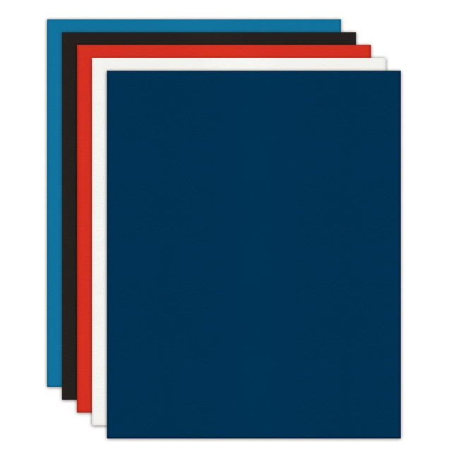 OFFICE DEPOT ODV438366 Brand 2-Pocket Textured Paper Folders, Assorted Colors, Pack Of 10 OFFICE DEPOT ODV438366 Brand 2-Pocket Textured Paper Folders, Assorted Colors, Pack Of 10