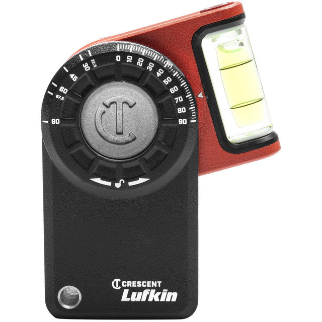 Lufkin LSL1100-02 Box Beam, I-Beam & Torpedo Levels; Level Type: Specialty Angle ; Vial Style: Barrel ; Length (Inch): 4-1/2 ; Magnetic: Yes ; Body Material: Aluminum ; Top Read: Yes