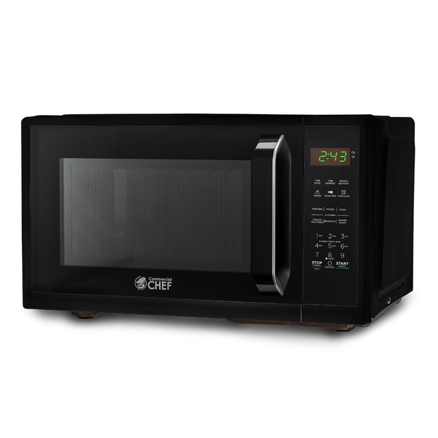 W APPLIANCE COMPANY LLC CHM9MB Commercial Chef 0.9 Cu. Ft. Countertop Microwave, Black