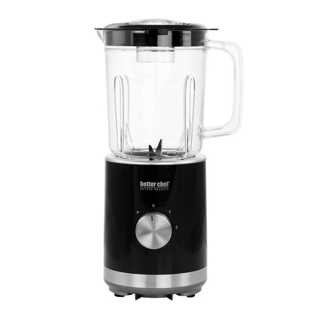 CRYSTAL PROMOTIONS 995116543M Better Chef 3-Cup Compact Blender, Black