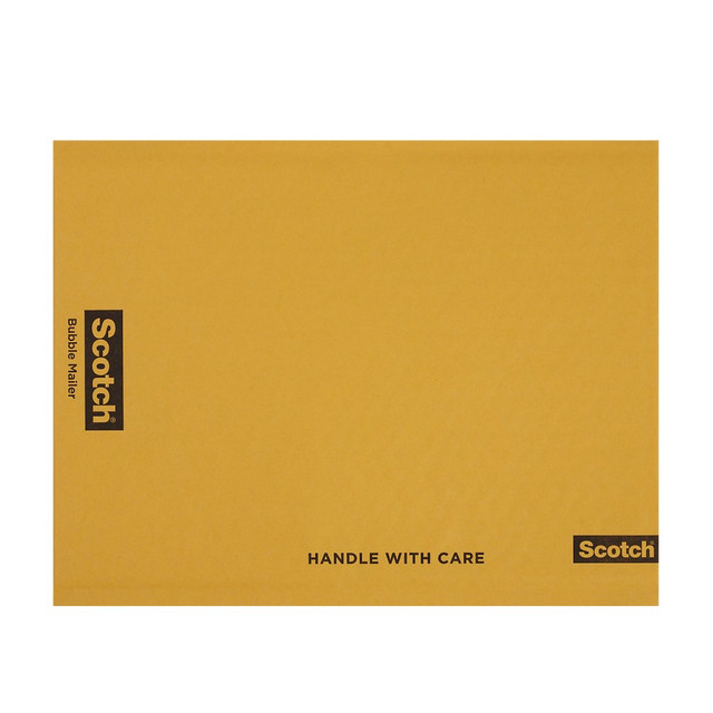 3M CO Scotch 797425CS  Bubble Mailer, 9 1/2in x 13 1/2in, Size #4, Case Of 25