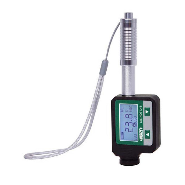 Insize USA LLC HDT-L411 Portable Electronic Hardness Testers; Scale Type: Leeb ; Minimum Hardness: 100 HL ; Maximum Hardness: 960 HL ; Hardness Range: 100 to 960 HL ; Power Source: AAA Batteries ; Battery Type: AAA