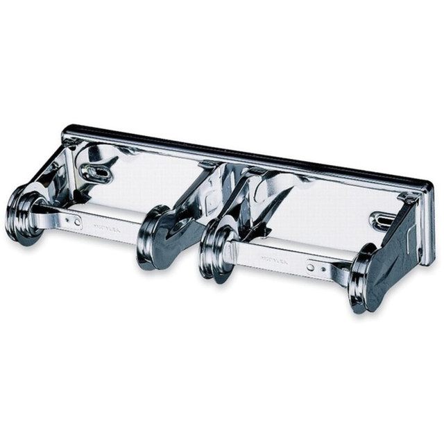 SAN JAMAR, INC. R260XCCT San Jamar 2-Roll Locking Bath Tissue Dispensers - Roll Dispenser - 2 x Roll - 2.8in Height x 12.4in Width x 4.5in Depth - Chrome - Anti-theft, Lockable - 12 / Carton SAN JAMAR, INC. R260XCCT San Jamar 2-Roll Locking Bath Tissue Dispensers - Roll Dispenser - 2 x Roll - 2.8in Height x 12.4in Width x 4.5in Depth - Chrome - Anti-theft, Lockable - 12 / Carton
