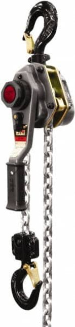 Jet 376402 Manual Lever with Overload Protection Hoist: 5,500 lb Working Load Limit, 15' Max Lift