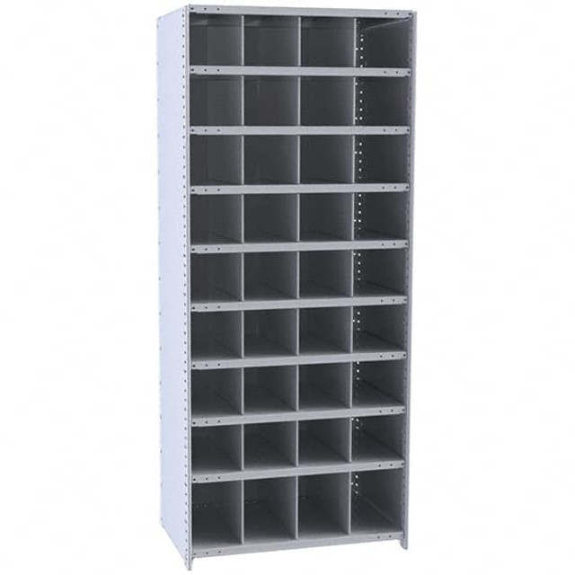 Hallowell 5527-18HG 36 Bin Closed Industrial Bin Shelving