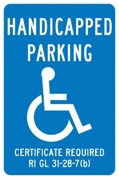 AccuformNMC Handicapped Parking Certificate Required, TMS334G