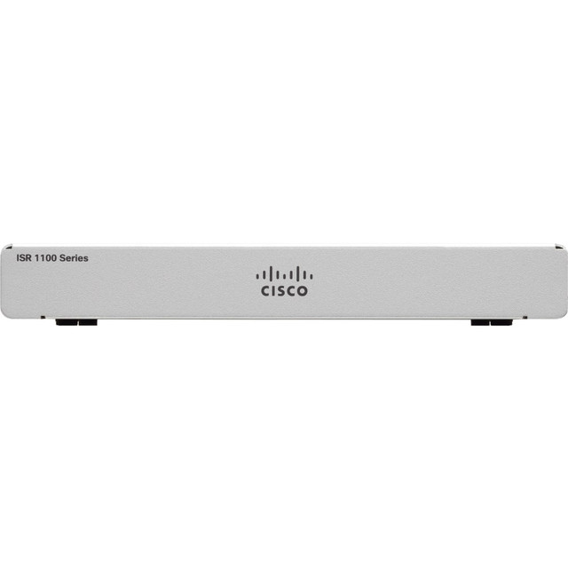 CISCO C1101-4P  C1101-4P Router - 1 Ports - Gigabit Ethernet - Rack-mountable, Desktop - 1 Year