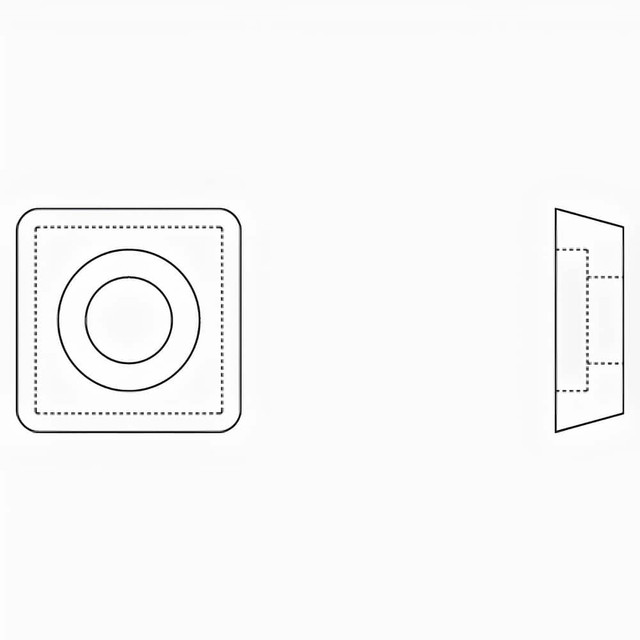 Kyocera TPC01758 Shim for Indexables: 0.3937" Inscribed Circle, Face Mill