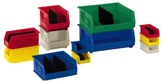 LEWISBins+ PB74-3 BLUE Plastic Hopper Stacking Bin: Blue