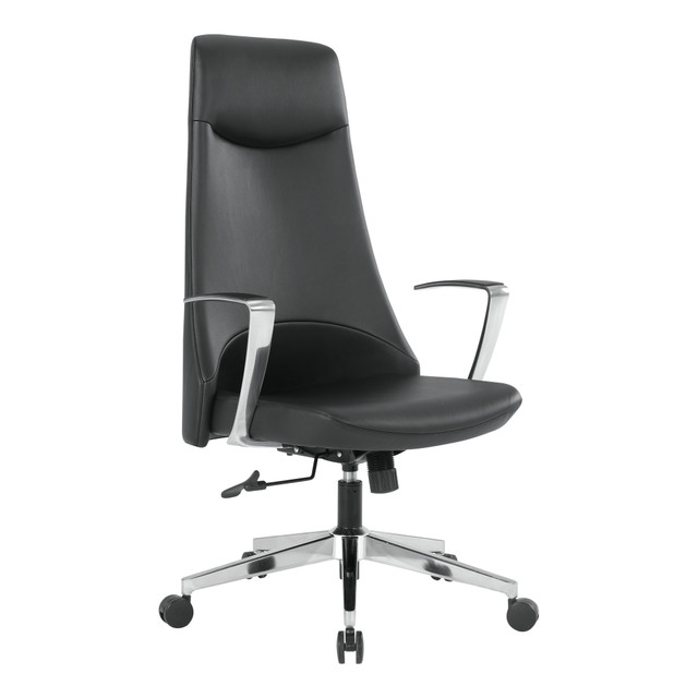 OFFICE STAR PRODUCTS 62300C-R107 Office Star Dillion Ergonomic Antimicrobial Fabric High-Back Office Chair, Black