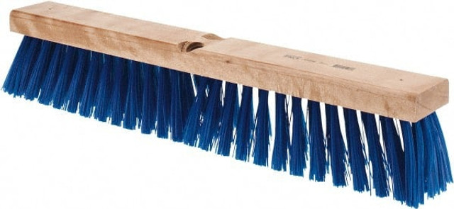 Osborn 0008123600 Push Broom: 18" Wide, Polypropylene Bristle