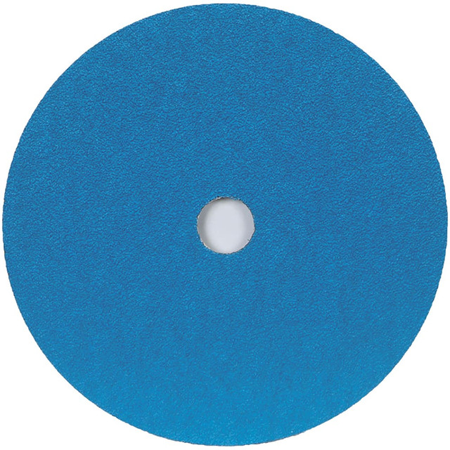 Merit Abrasives 66623357291 Fiber Disc: 5" Disc Dia, 7/8" Hole, 36 Grit, Zirconia Alumina