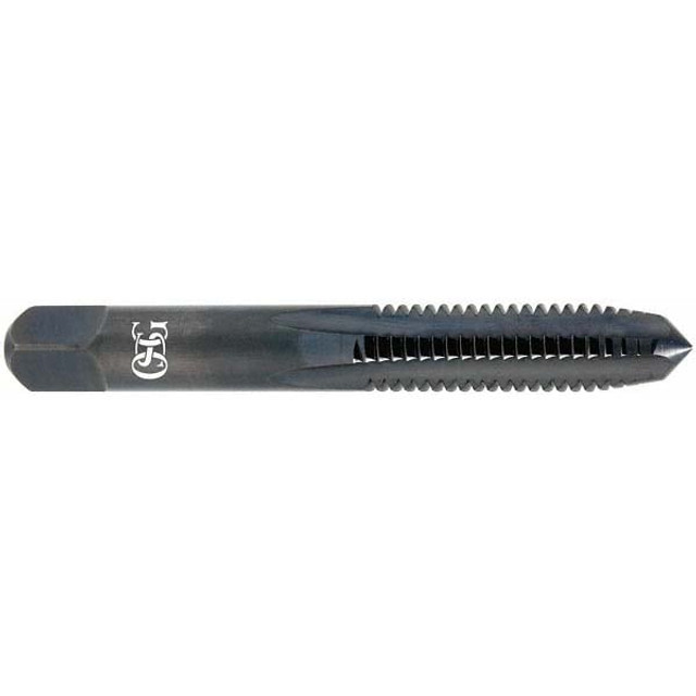 OSG 1123208 Straight Flute Tap: 9/16-12 UNC, 4 Flutes, Bottoming, High Speed Steel, TiCN Coated