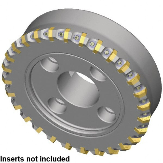 Kennametal 2402838 4" Cut Diam, 1-1/4" Arbor Hole Diam, Indexable Square-Shoulder Face Mill