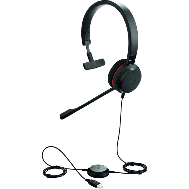 GN AUDIO USA INC. 5393-823-309 Jabra EVOLVE 30 II MS Mono Headset - Mono - Mini-phone (3.5mm) - Wired - Over-the-head - Monaural - Supra-aural - Noise Canceling - Black GN AUDIO USA INC. 5393-823-309 Jabra EVOLVE 30 II MS Mono Headset - Mono - Mini-phone (3.5mm) - Wired - Over-the-head - Monaural - Supra-aural - Noise Canceling - Black