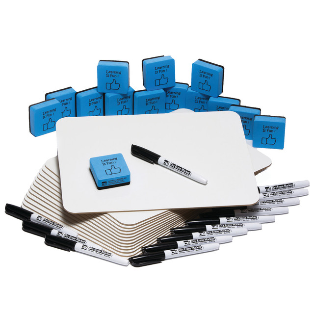 CHARLES LEONARD INC. CHL35090 Charles Leonard Dry-Erase Board Class Pack, 9in x 12in, White, 90 Pieces CHARLES LEONARD INC. CHL35090 Charles Leonard Dry-Erase Board Class Pack, 9in x 12in, White, 90 Pieces