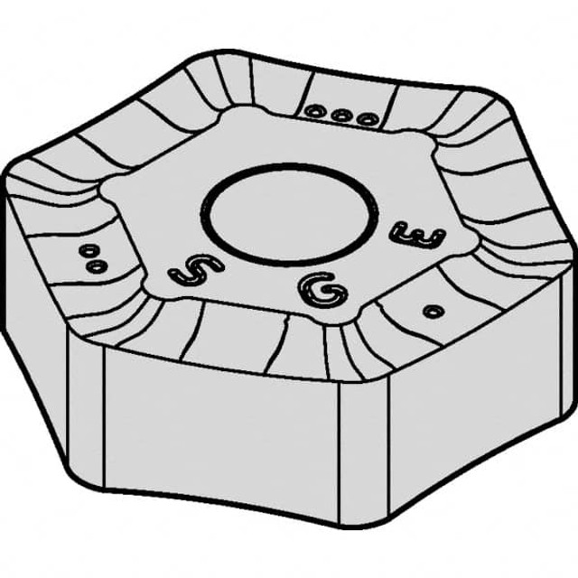 Kennametal 6381977 Milling Insert: KC514M, Solid Carbide