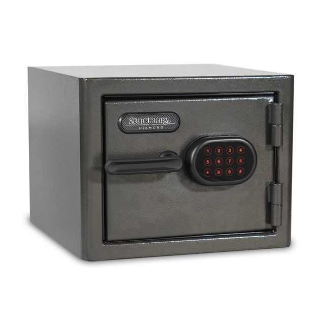SA CONSUMER PRODUCTS, INC. SA-DIA1-DP Sanctuary Diamond Digital Home/Office Safe, 0.79 Cu. Ft., Dark Grey Hammertone SA CONSUMER PRODUCTS, INC. SA-DIA1-DP Sanctuary Diamond Digital Home/Office Safe, 0.79 Cu. Ft., Dark Grey Hammertone