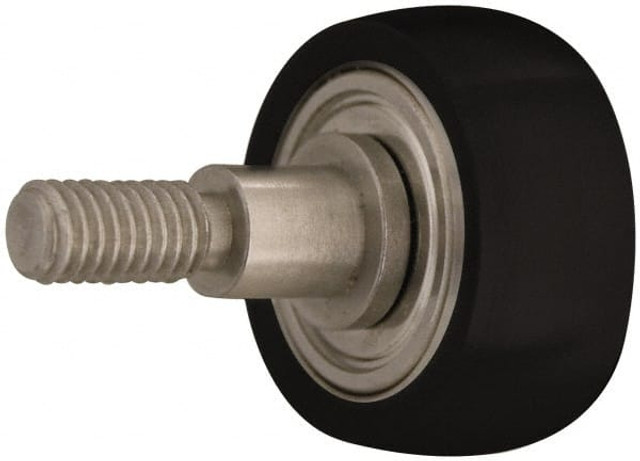 Made in USA TCDN28 Plain Cam Follower: 0.875" Roller Dia, 0.236" Roller Width, 0.625" Stud Dia