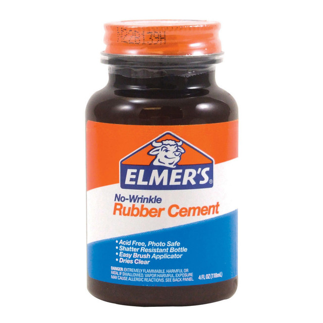 ELMERS PRODUCTS INC E904 Elmers Rubber Cement, 4 Oz. ELMERS PRODUCTS INC E904 Elmers Rubber Cement, 4 Oz.