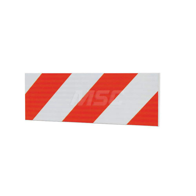 Plasticade PB824HIPR Traffic Barricades; Barricade Height (Inch): 8 ; Barricade Width (Inch): 24 ; Reflective: Yes ; Compliance: None