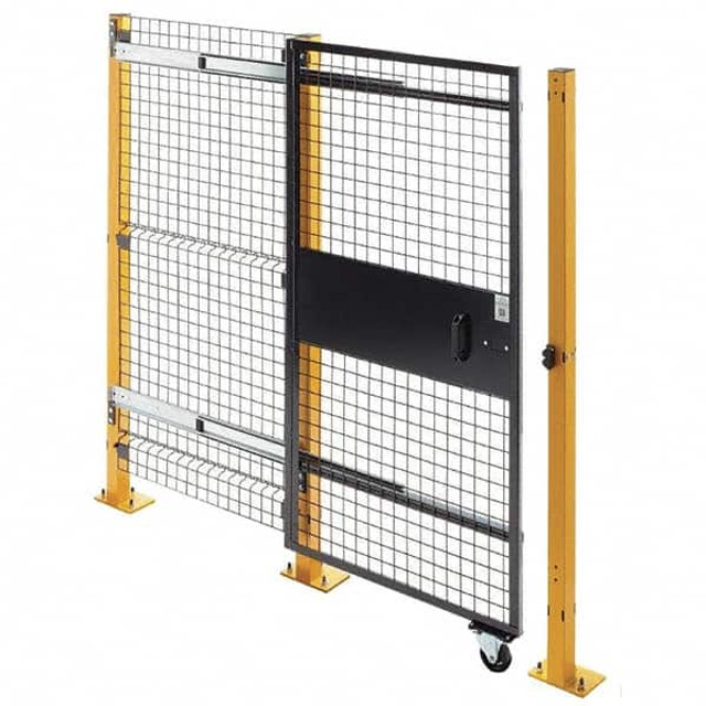 Husky Rack & Wire XGC590466-098 4' Wide x 6' High, Sliding Door for Temporary Structures