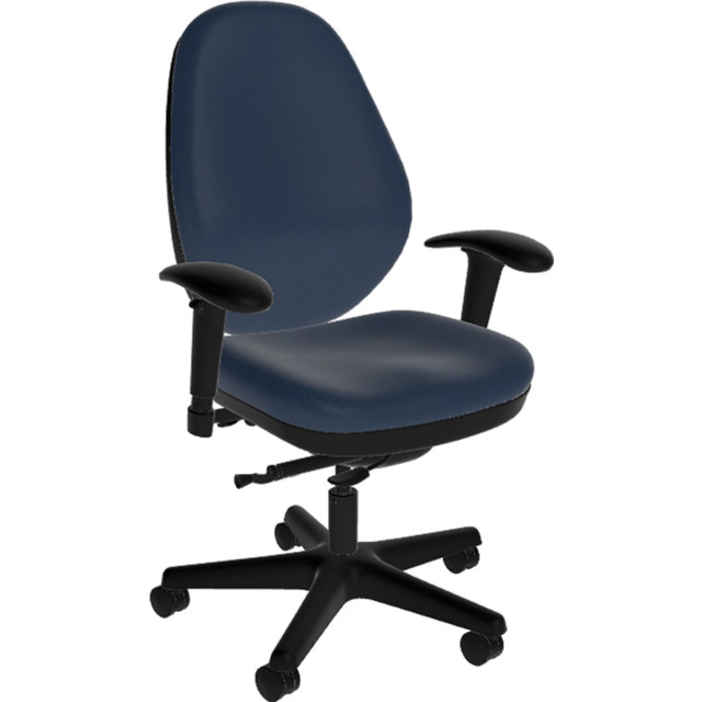 ANTHRO INTERNATIONAL, INC. DBA SITMATIC GU33SNPC7K/21502 Sitmatic GoodFit Ergonomic Fabric High-Back Office Chair, Navy/Black ANTHRO INTERNATIONAL, INC. DBA SITMATIC GU33SNPC7K/21502 Sitmatic GoodFit Ergonomic Fabric High-Back Office Chair, Navy/Black