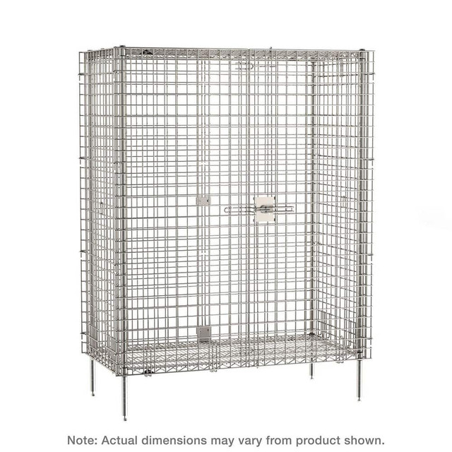 Metro SEC35S Wire Shelving; Shelving Type: Stationary Security Shelving Unit ; Shelf Type: Split Sleeve ; Adjustment Type: Split Sleeve ; Shelf Capacity: 800lb ; Mobility: Stationary ; Height (Inch): 66-13/16