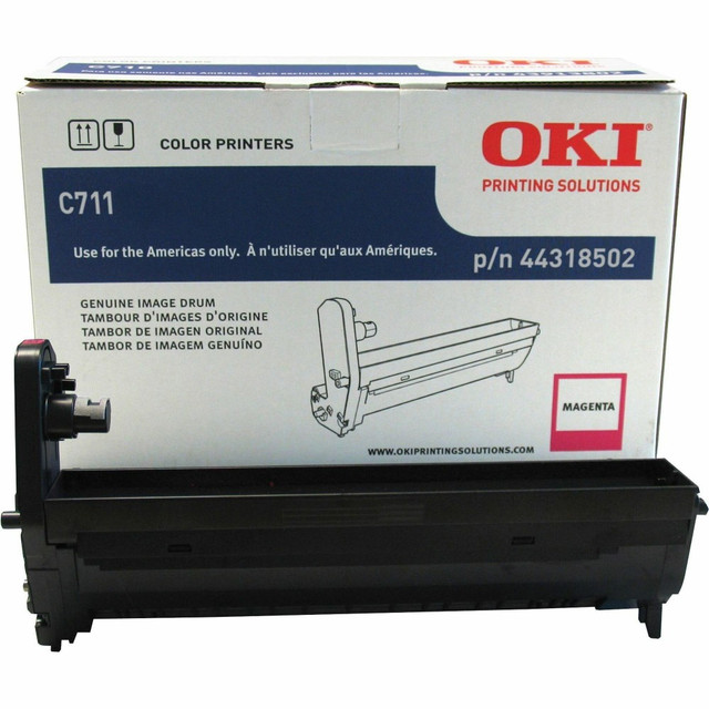 OKI DATA AMERICAS, INC. OKI 44318502  44318501/02/03/04 Image Drum - LED Print Technology - 20000 - 1 Each - Magenta