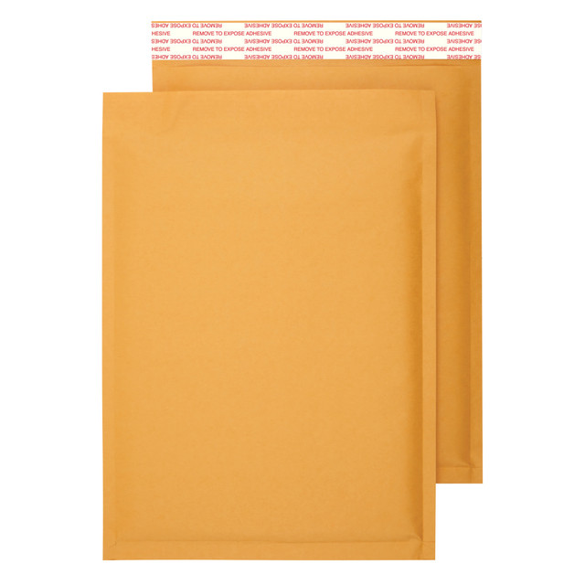 OFFICE DEPOT OD-444407  Brand Self-Sealing Bubble Mailers, Size 2, 8 1/2in x 11in, Pack Of 12