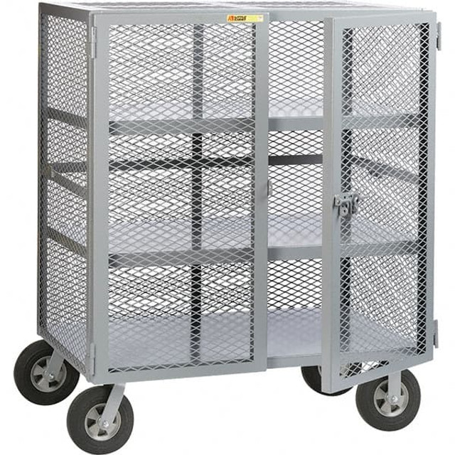 Little Giant. SC2304810SR Security Cart: 1,500 lb Capacity, 2 Shelf