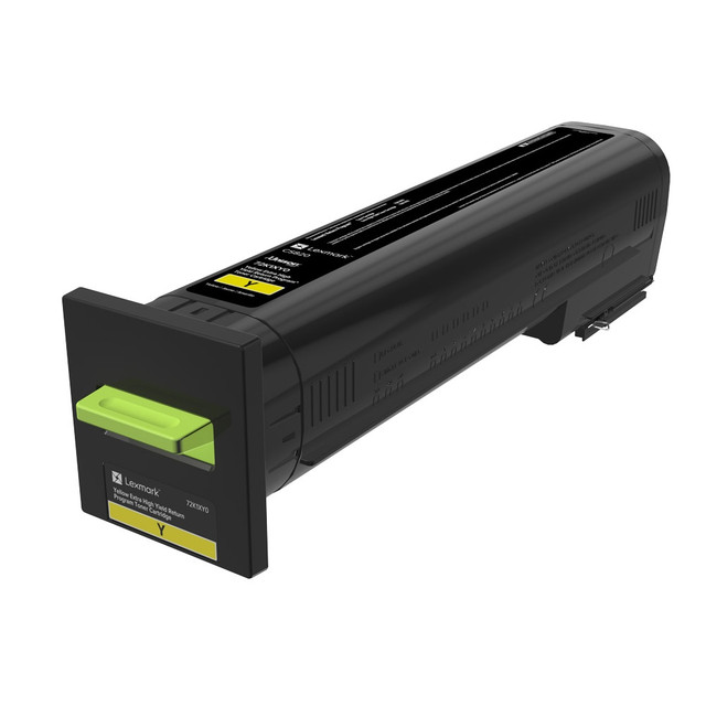 Compatible Lexmark models: CS : CS820de, CS820dte, CS820dtfe.  .    Updates printer memory to protect against counterfeit cartridges  Also works in CS820dtfe and CS820de  Extra-high yield to maximize your savings and enjoy premium quality  Long-life system reliability  Compatible with Lexmark CS820dte  Yields up to 22,000 pages. Great for offices with robust printing needs.  Reliable color quality lets you create vibrant images and text print after print.  Part of Lexmarks return cartridge program.  Helps Avoid Waste - Designed for extended use, helping reduce or eliminate material use and potentially save money.  Recycling solution - designed to encourage recycling, helping you divert materials from landfill.