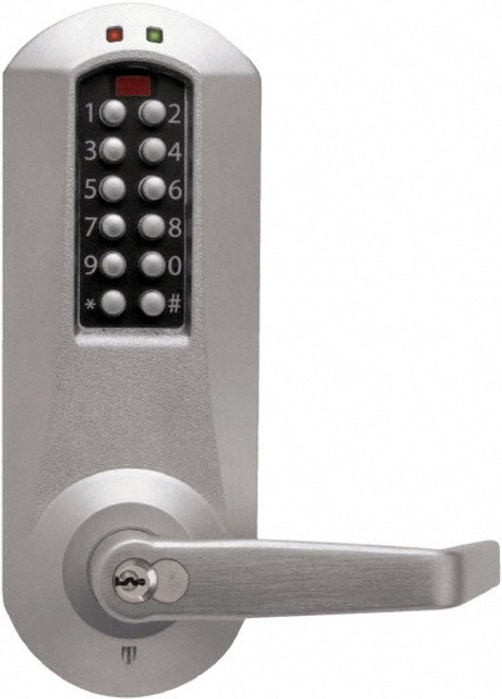 Kaba Access E5031BWL-626-41 Combination Entry with Key Override Lever Lockset for 1-3/8 to 2-1/4" Thick Doors